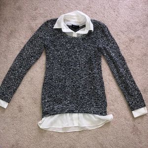 AB Studio Collared Sweater